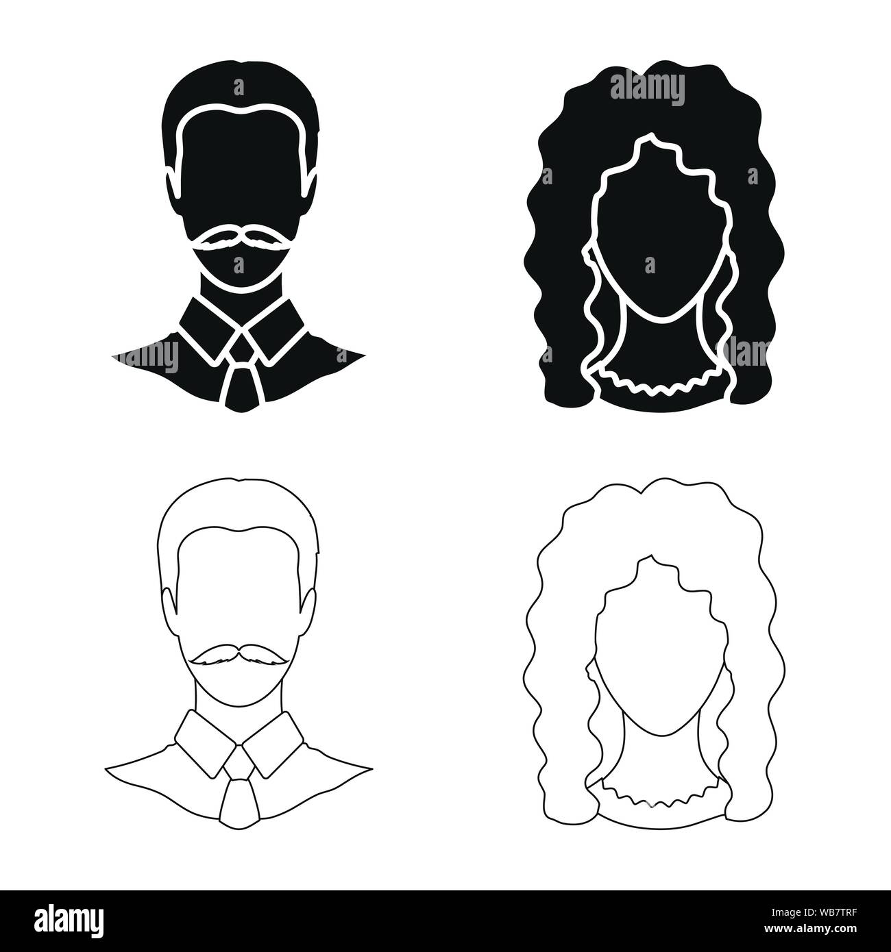 Vector illustration of professional and photo icon. Collection of ...