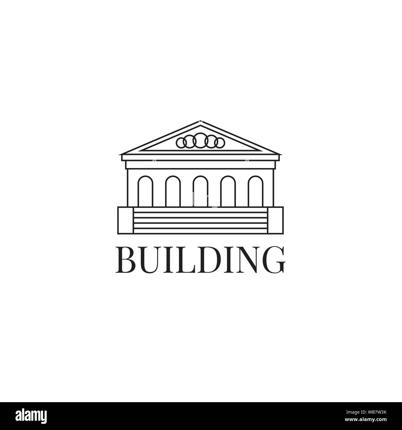 Building logo and building icon. Vector design template. EPS10 Stock Vector