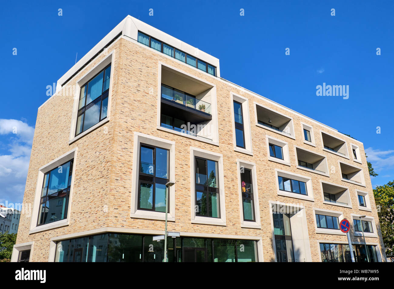 Contemporary apartment building seen in Berlin, Germany Stock Photo - Alamy