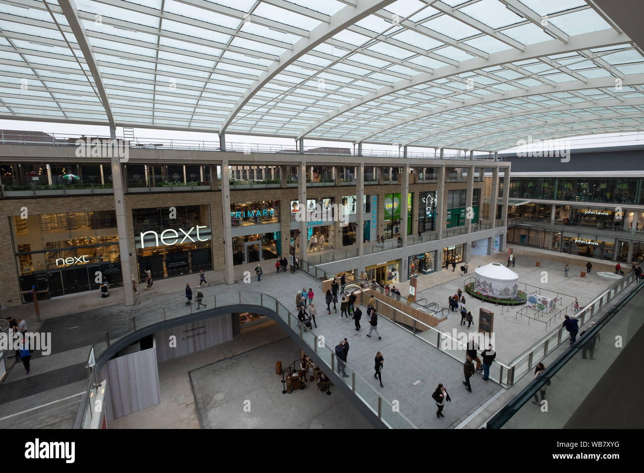 Westgate Shopping Centre Oxford Stock Photo