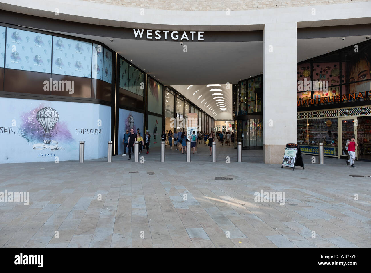 Westgate Shopping Centre Oxford Stock Photo