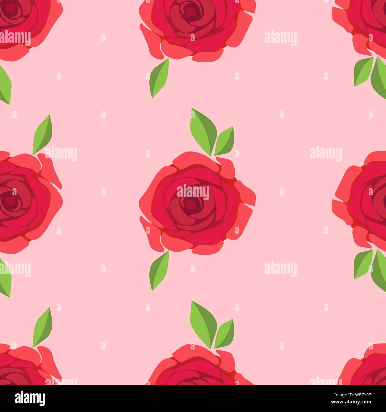 Seamless pattern with beautiful roses. Image of a bouquet of roses. Vector EPS10. Clipping mask applied. This pattern is available as Swatches. Stock Vector