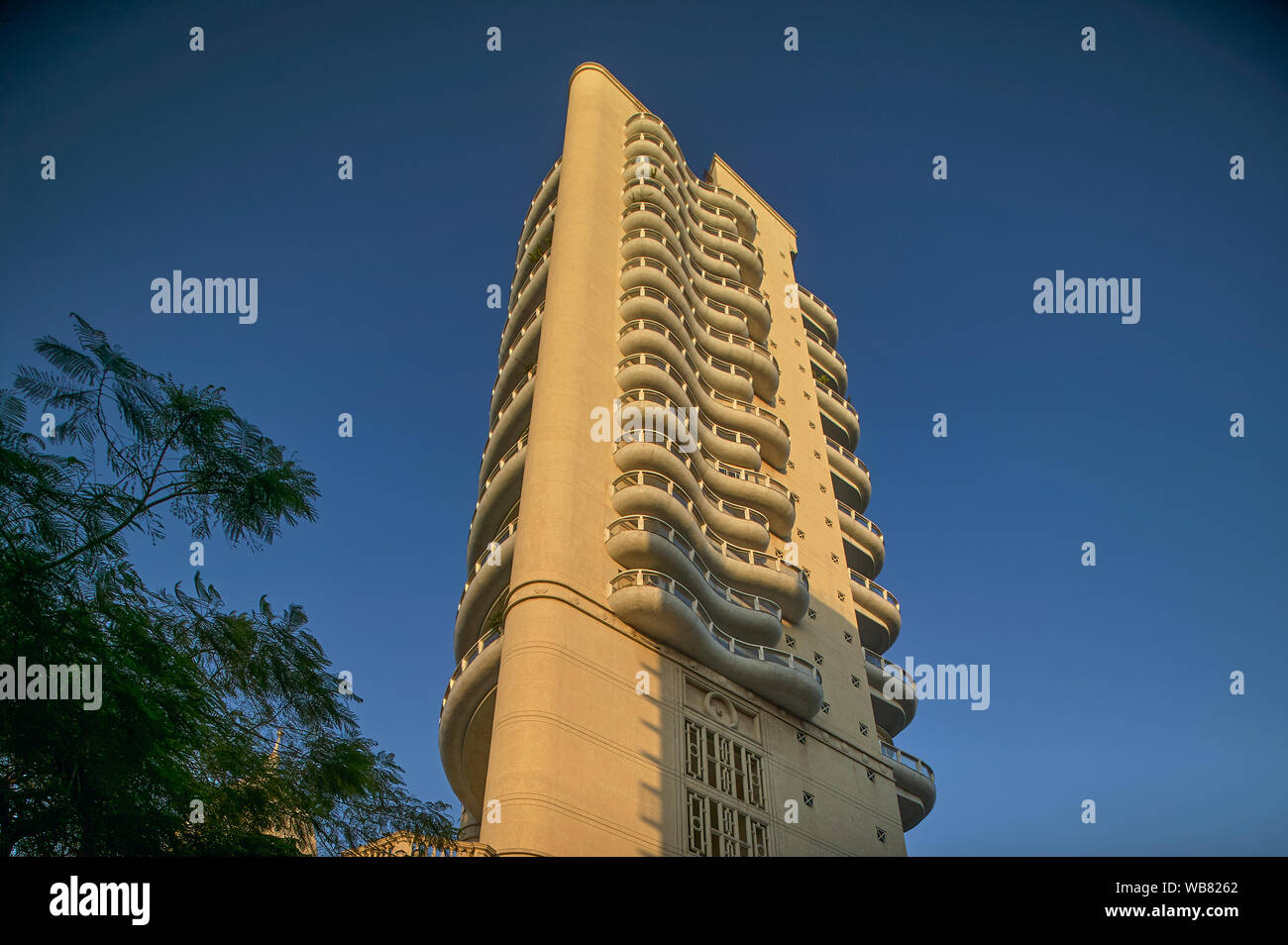 24Jan2004Architecture towering Buckley Court , Colaba , Bombay Mumbai , Maharashtra , India