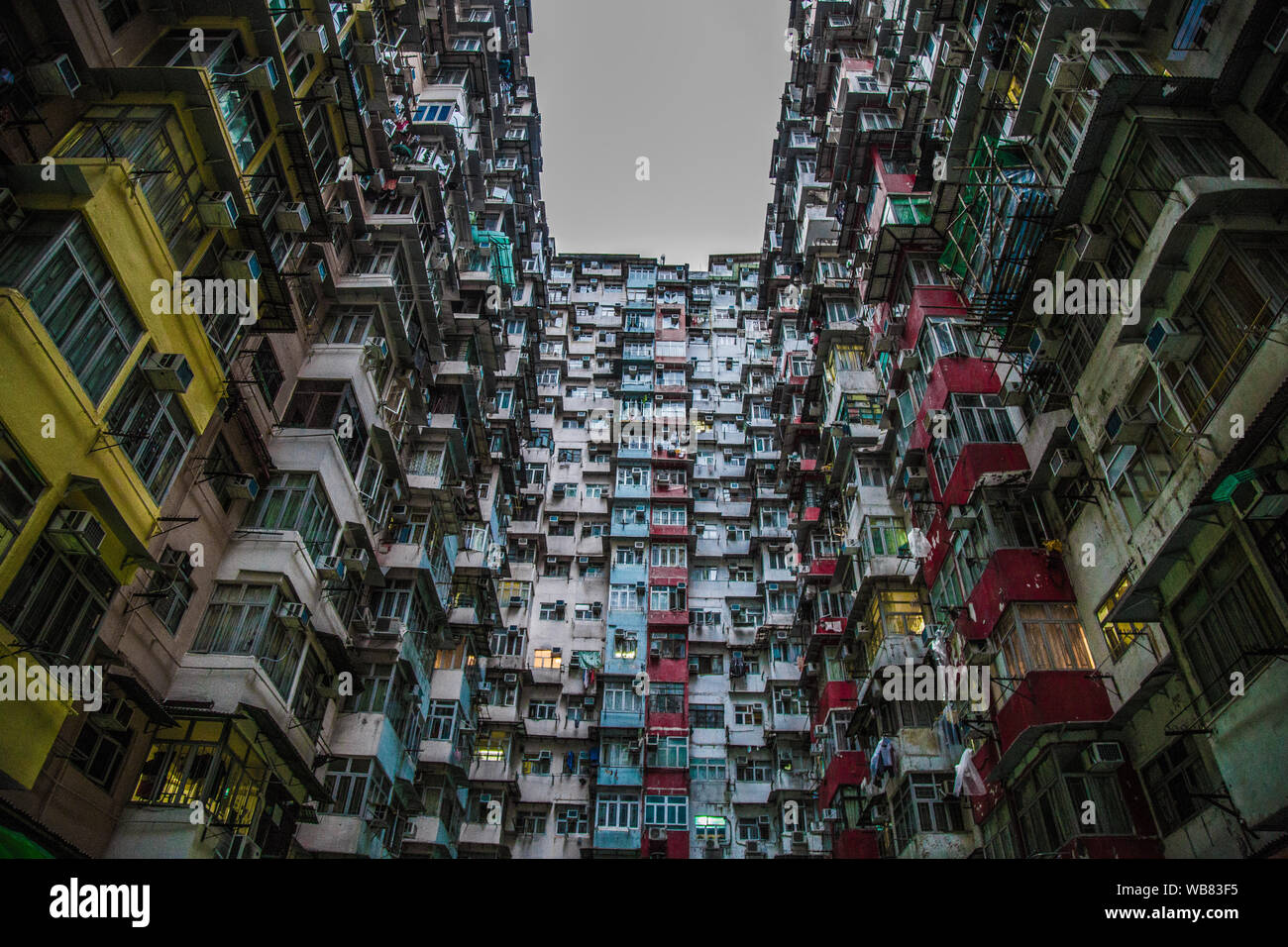 Picture Idea: Hong Kong High Density Residence And Condominium Stock Photo