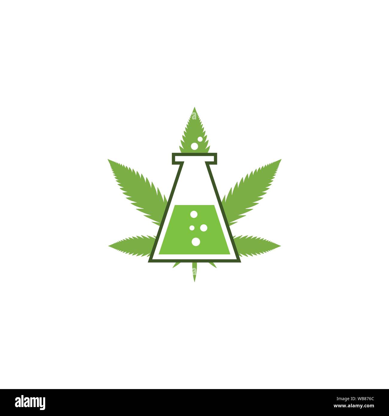 Lap Plant Logo Design Template Stock Vector