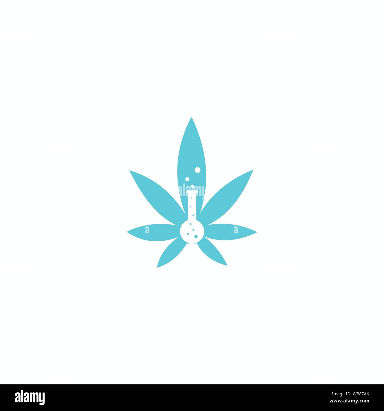 Lap Plant Logo Design Template Stock Vector