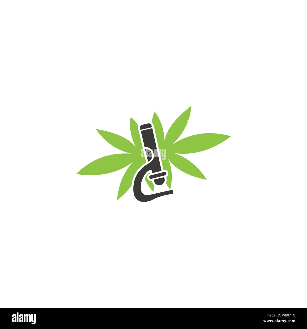 Lap Plant Logo Design Template Stock Vector