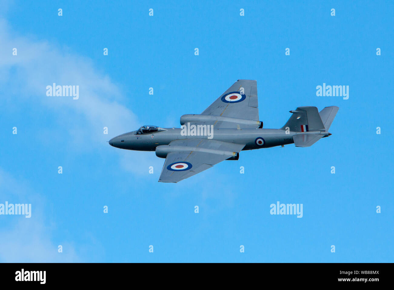 English Electric Canberra in flight Stock Photo