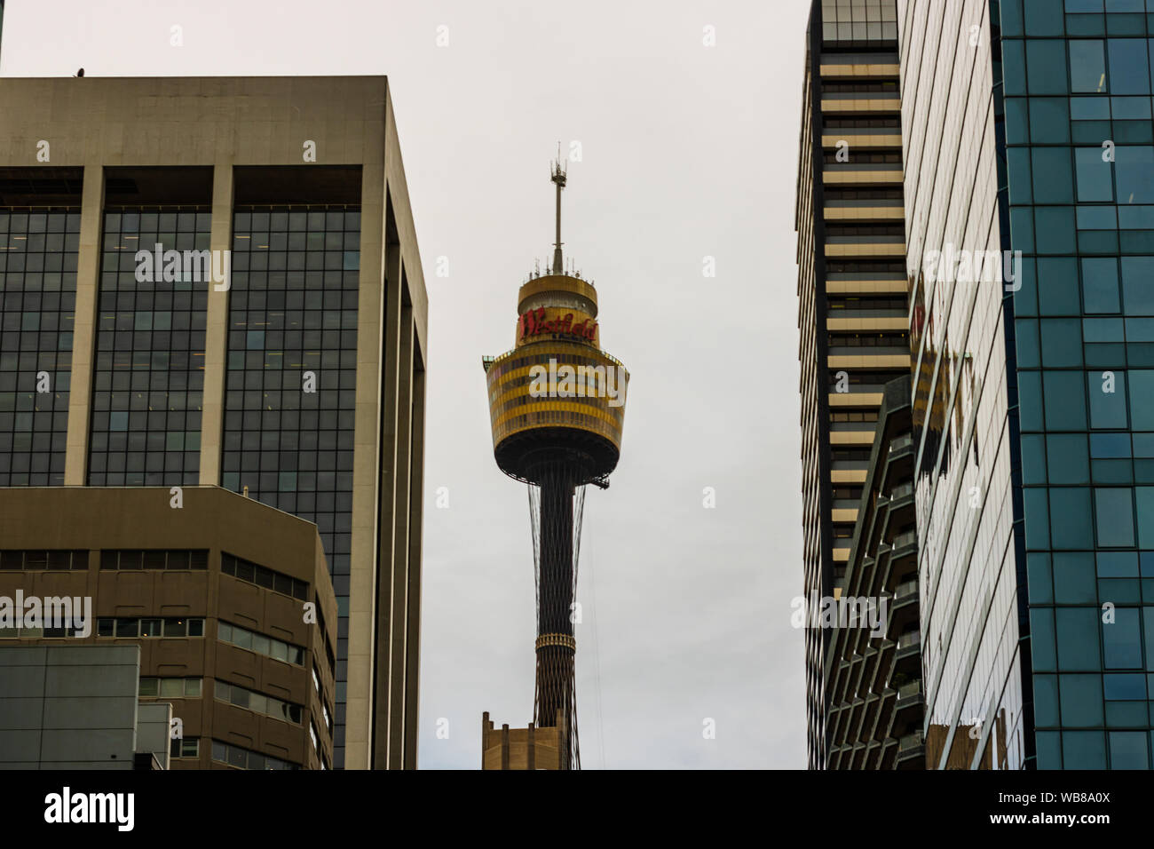 Sydney, Australia - 2019. Modern city architecture in Sydney downtown area. Stock Photo