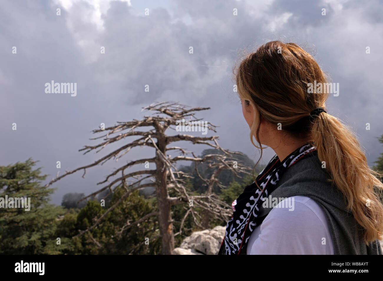 Human expression in nature hi-res stock photography and images - Alamy