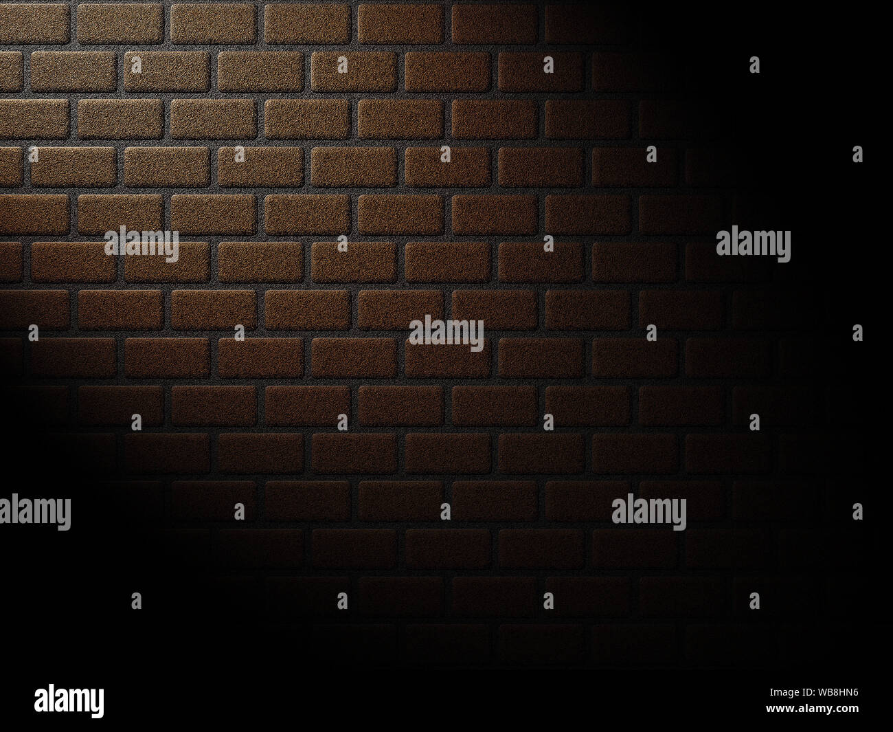 Abstract illustration of yellow brick wall texture, background Stock ...