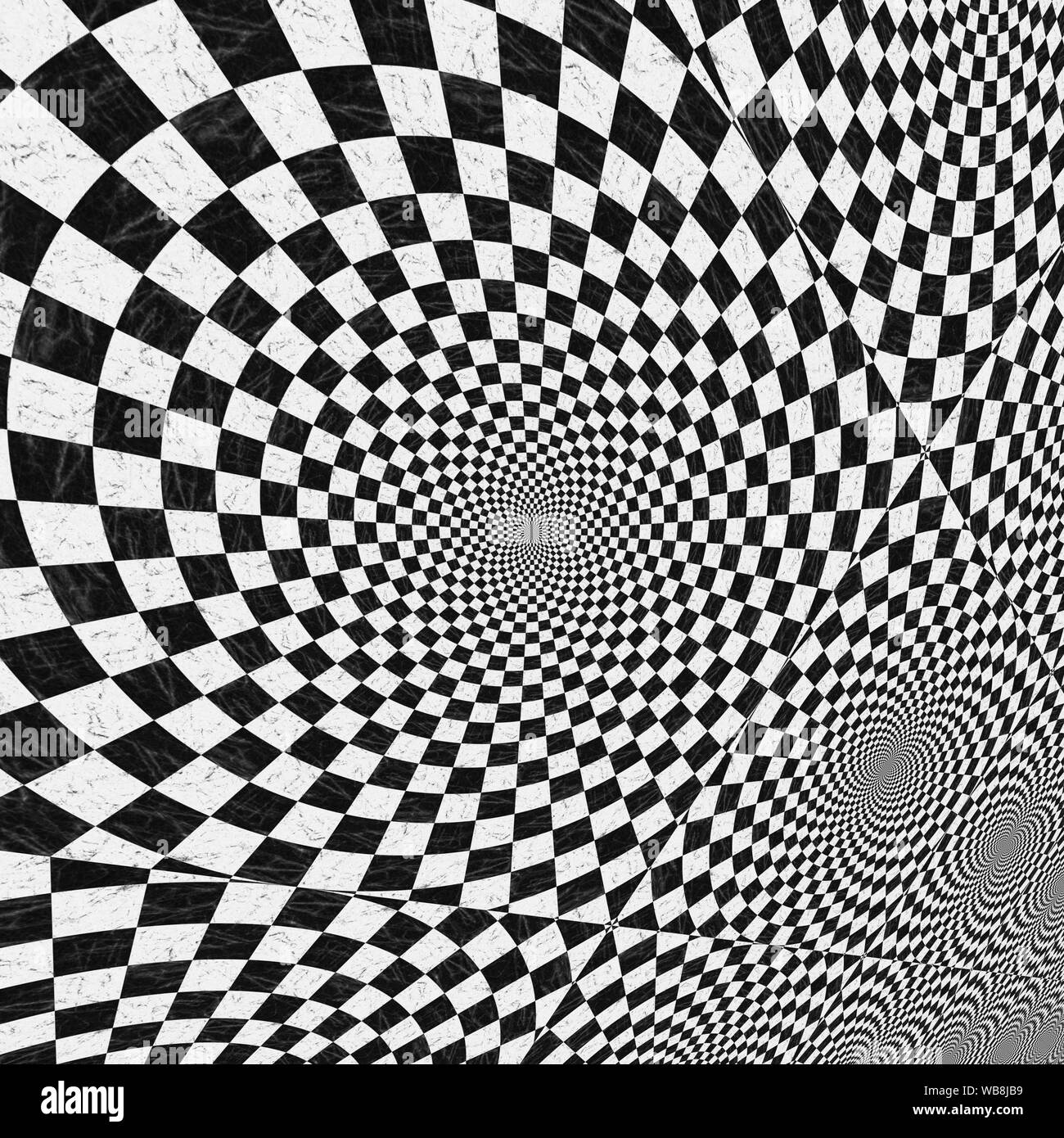 black-and-white-checkered-background
