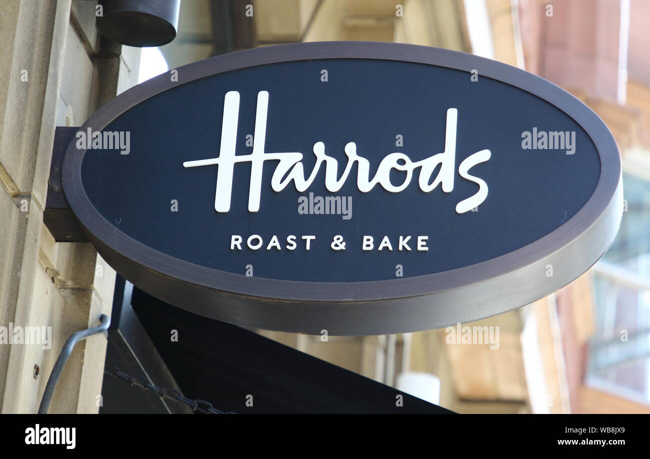 Harrods logo hires stock photography and images Alamy