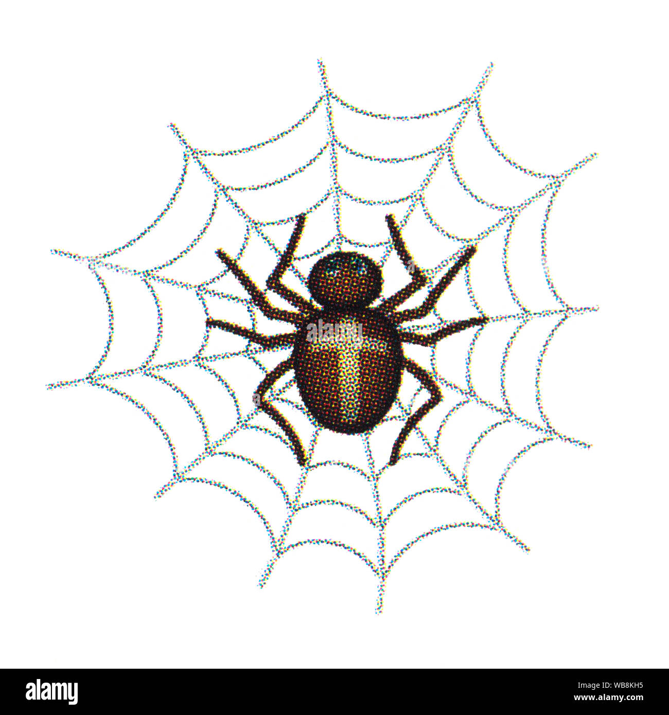 Spider emoticon Stock Photo