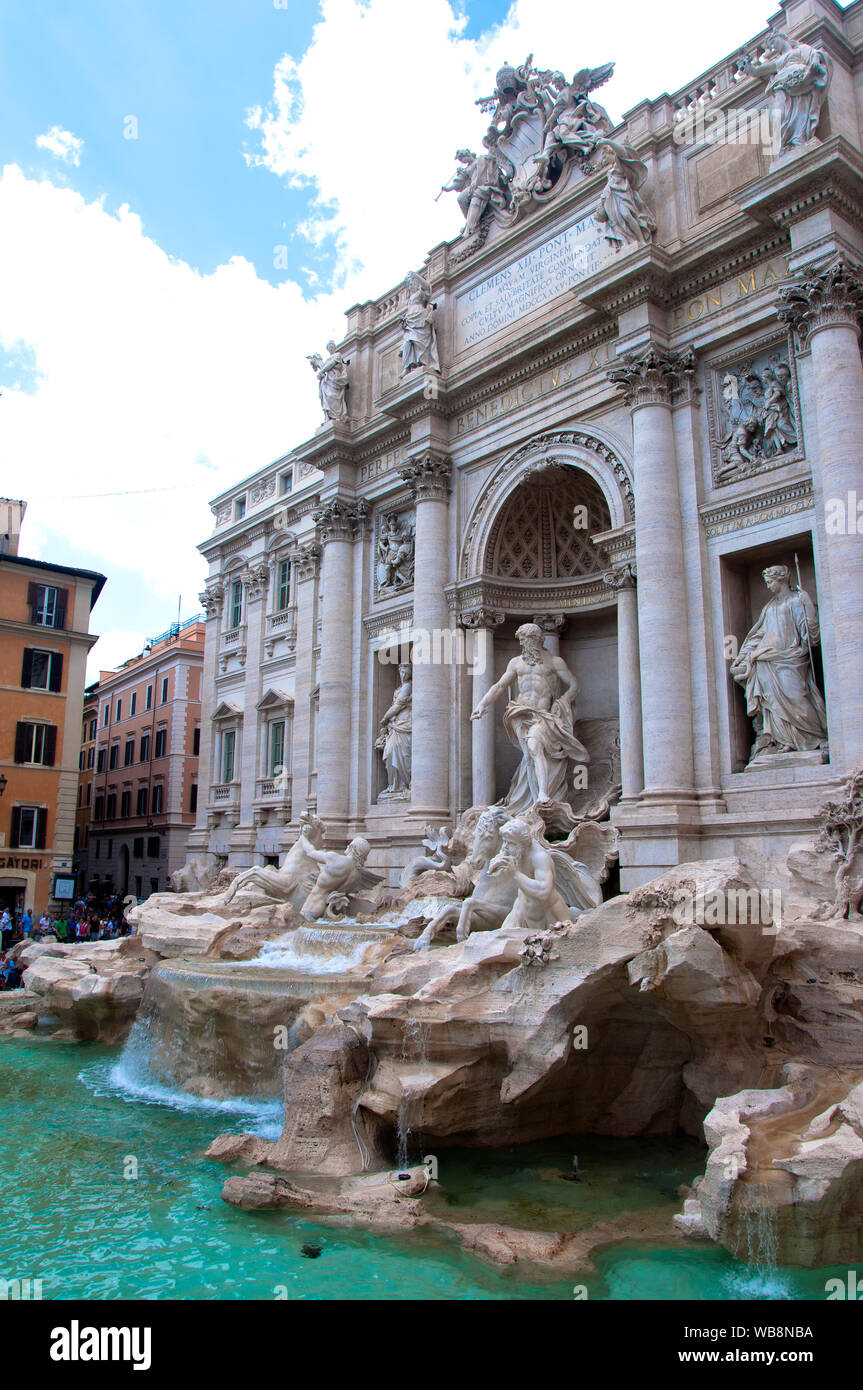 The Trevi Fountain, Rome, Italy Stock Photo