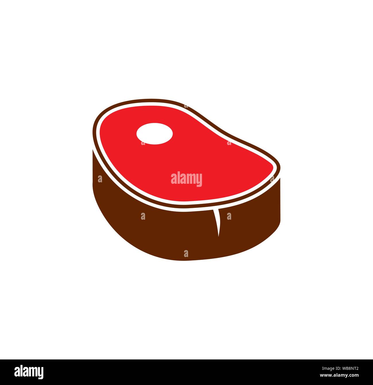 Steak related icons set on background for graphic and web design ...