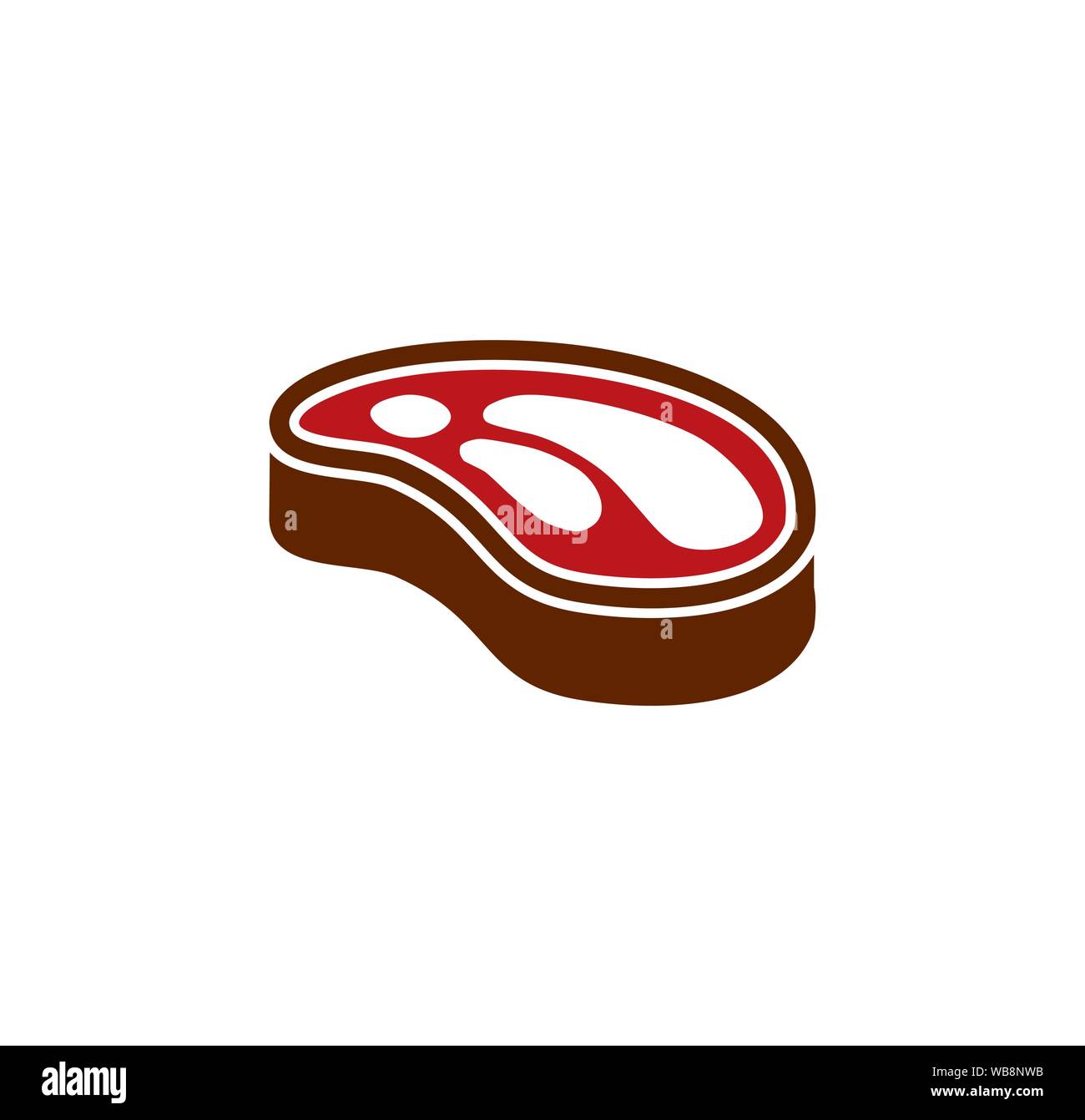 Steak related icons set on background for graphic and web design ...