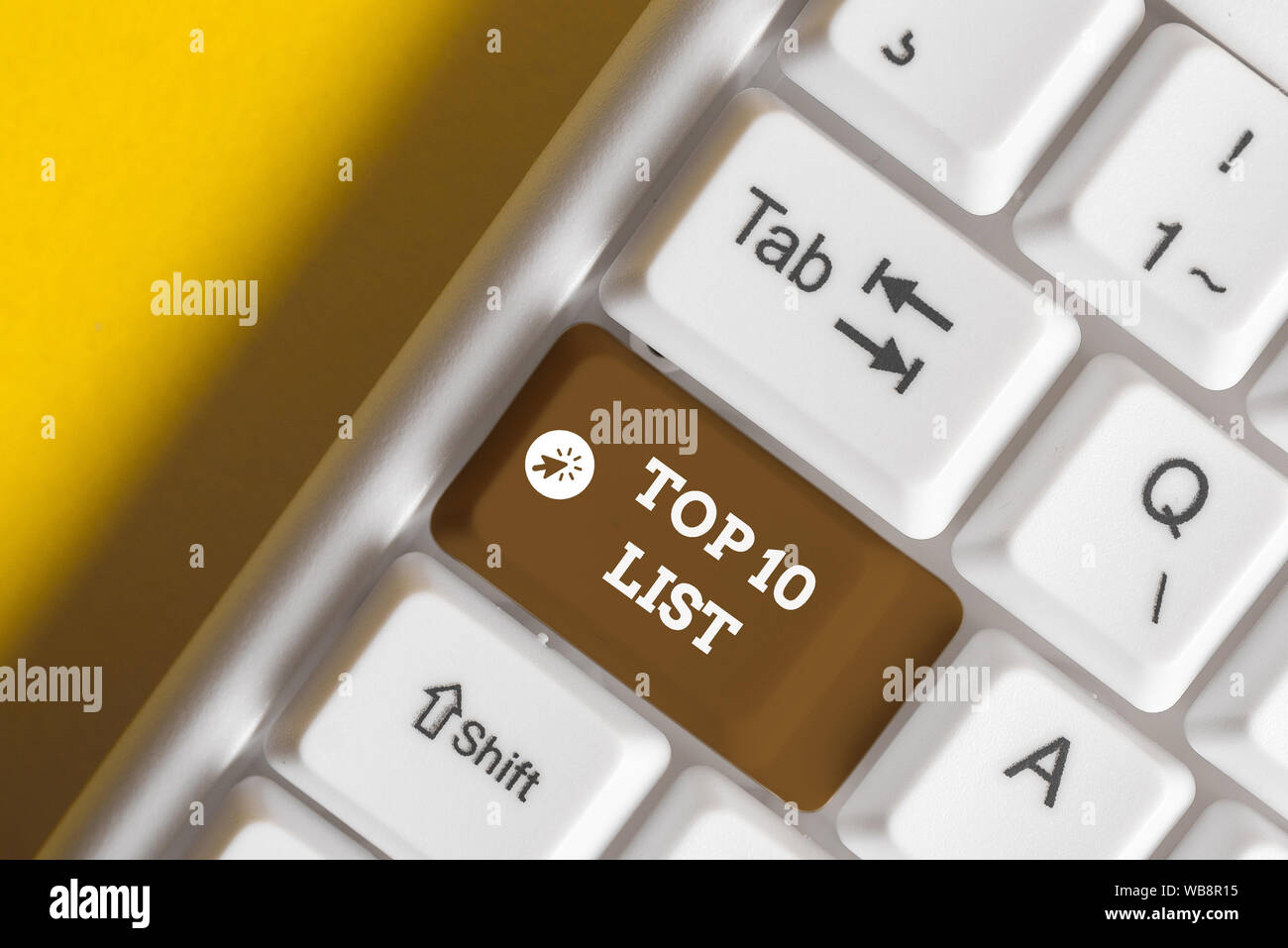 Particular List Conceptual hand writing showing Top 10 List. Concept meaning the ten ...