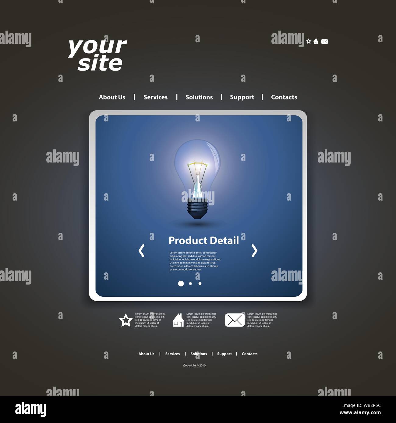 Light bulb illustration hi-res stock photography and images - Alamy