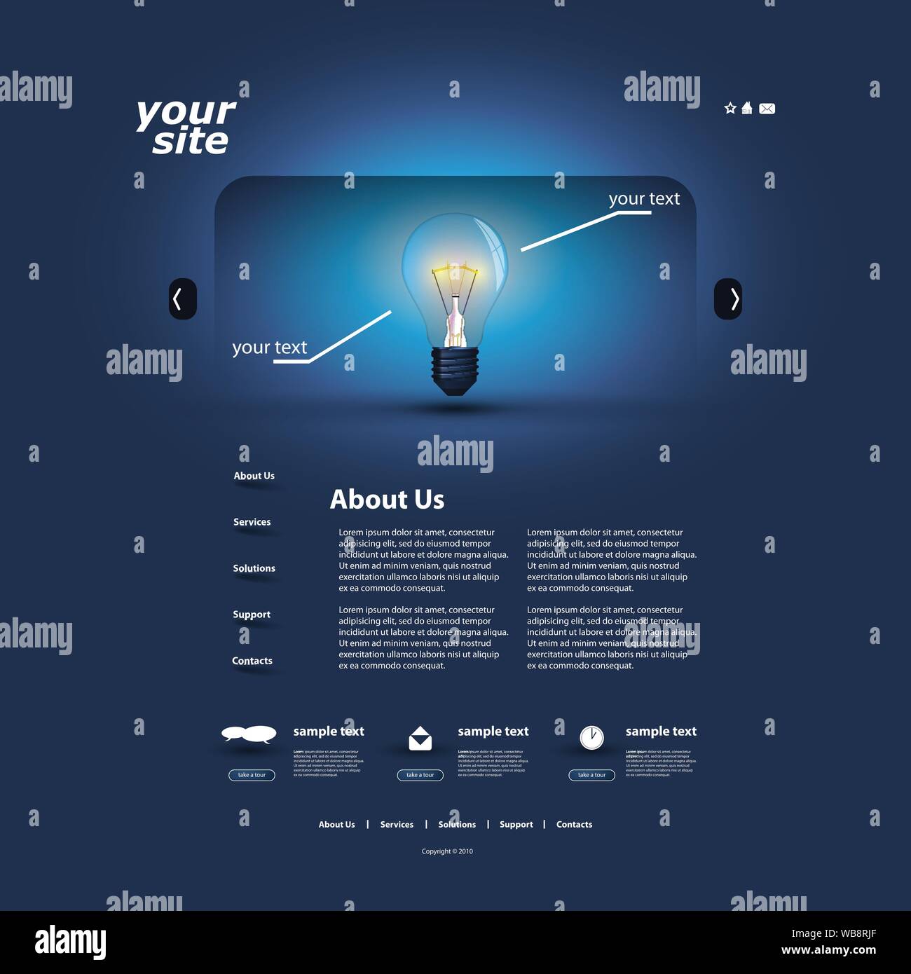 Light bulb illustration hi-res stock photography and images - Alamy