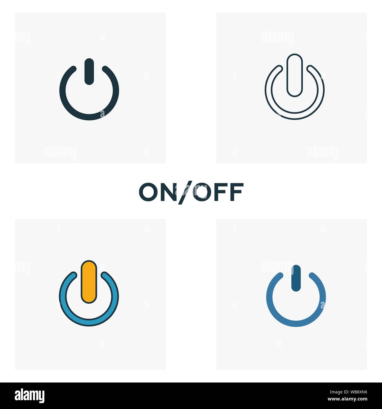 on off icon font