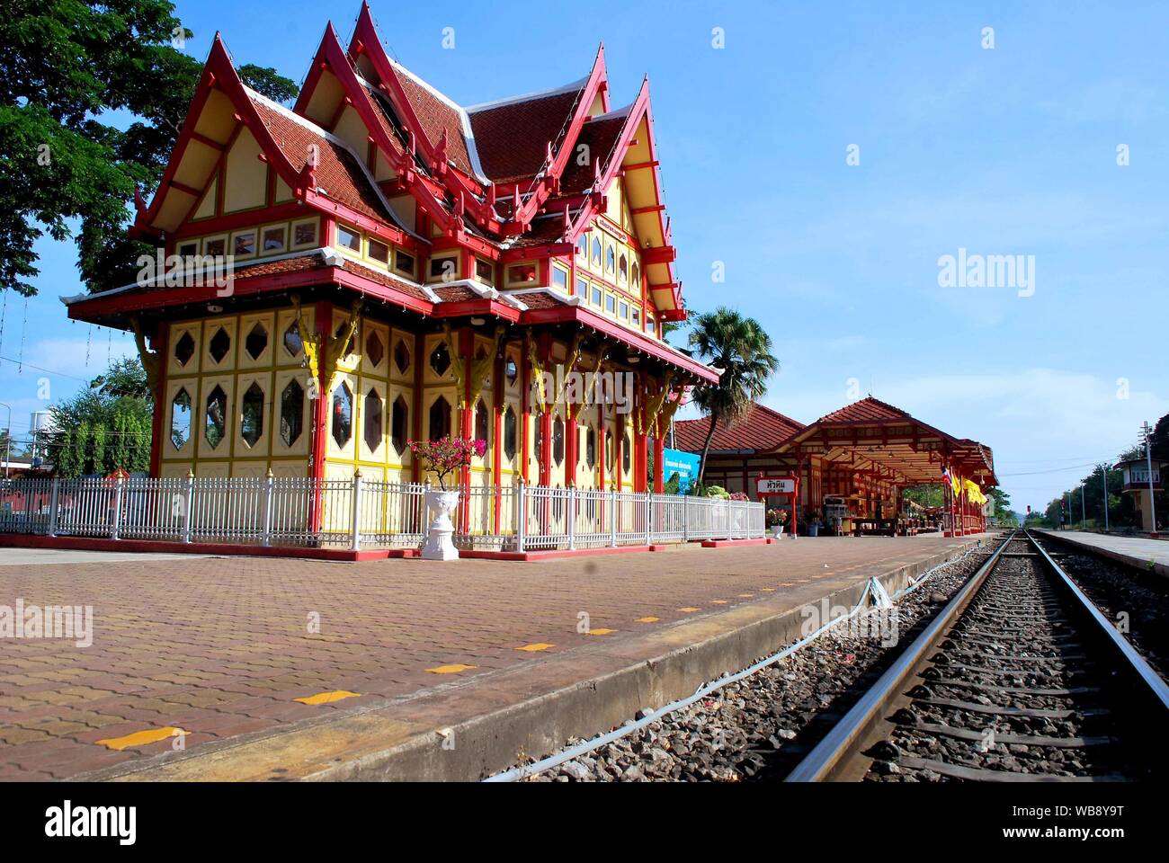 The Hua Hin Railway Council, Thailand Tourism Authority Stock Photo