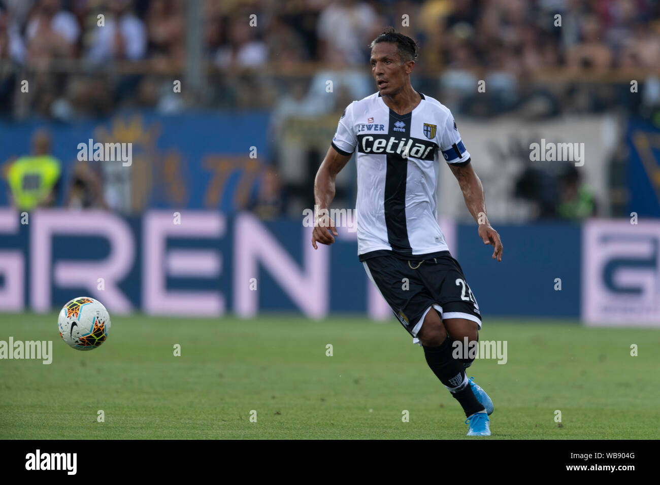 Bruno Eduardo Regufe Alves (Parma)during the Italian 'Serie A' match between Parma 0-1 Juventus at Ennio Tardini  Stadium on August 24 , 2019 in Parma, Italy. (Photo by Maurizio Borsari/AFLO) Stock Photo