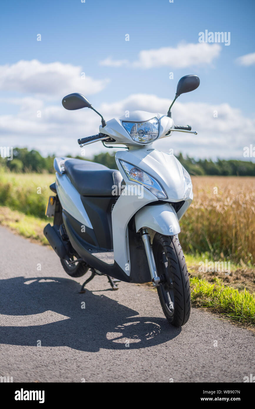 Stirling, Scotland - 15 August 2019: Honda Vision 50cc scooter Stock Photo  - Alamy