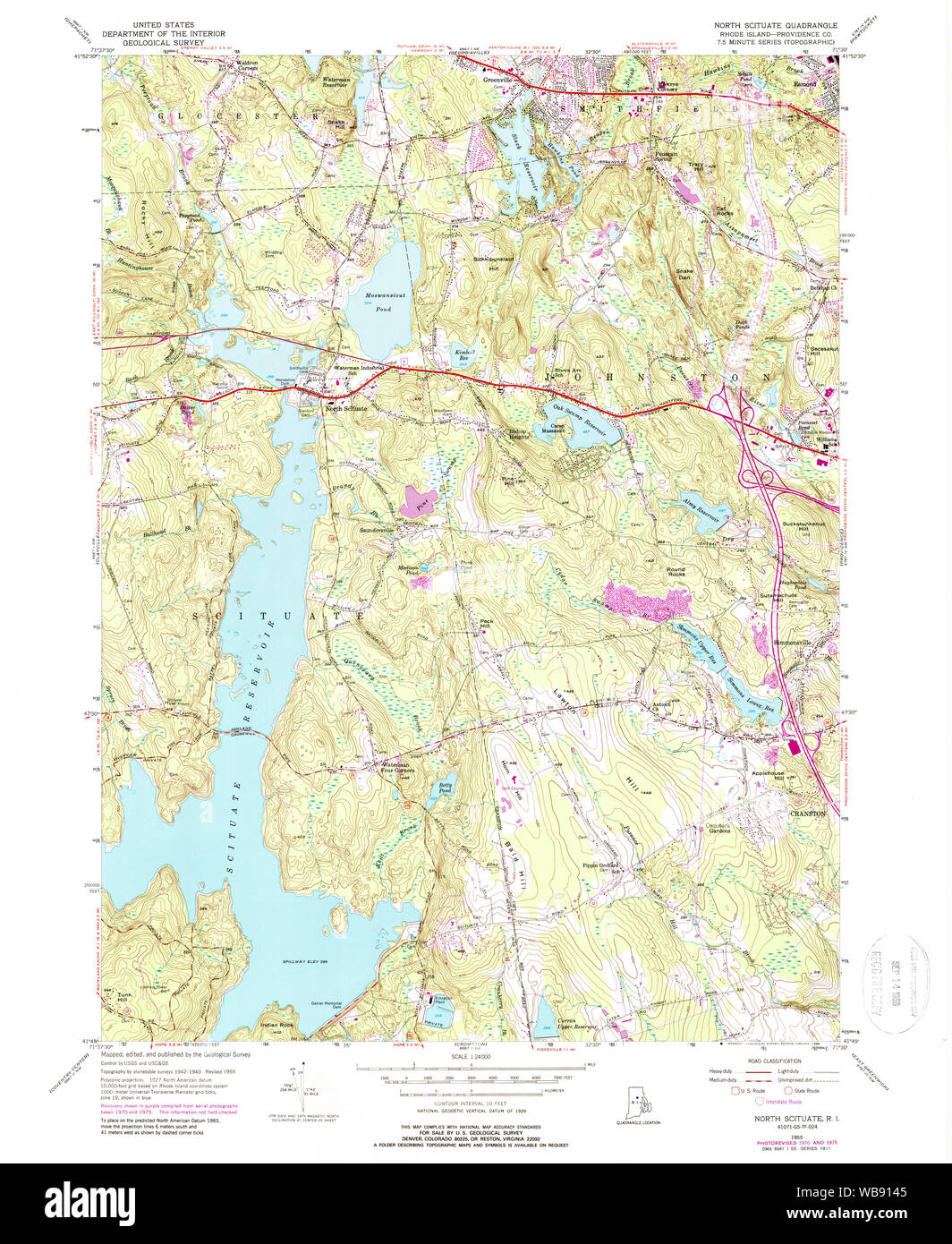Scituate Ri Zoning Map Restoration Island Cut Out Stock Images & Pictures - Page 3 - Alamy