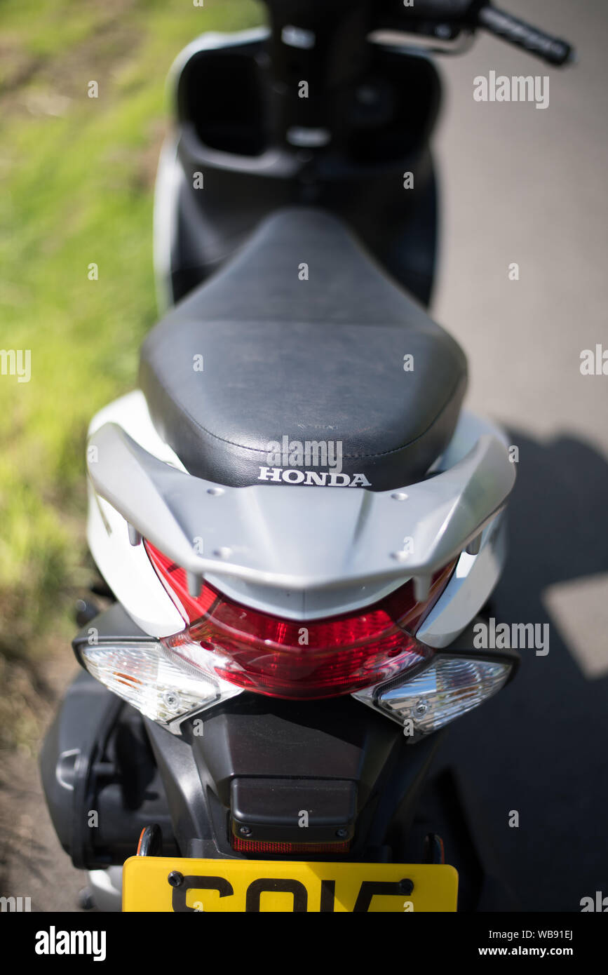Stirling, Scotland 15 August 2019 Honda Vision motorbike Stock Photo