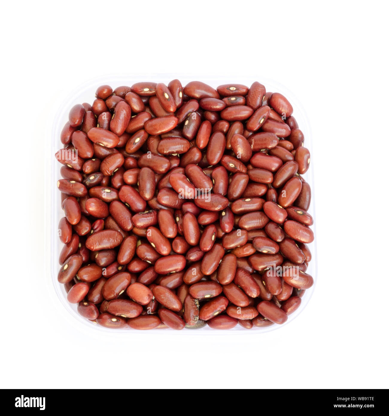 Red Beans isolated on white background Stock Photo Alamy