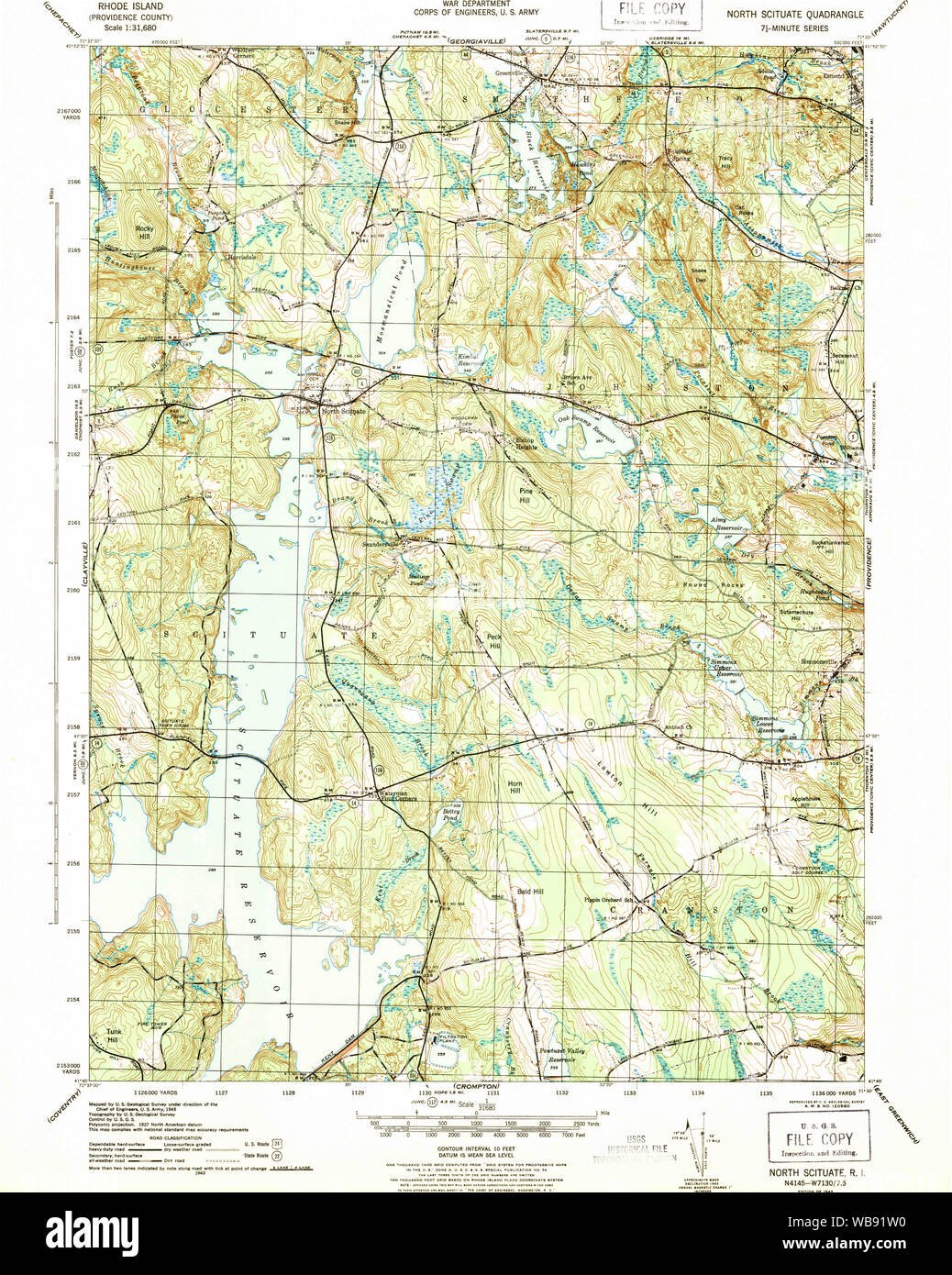 Scituate Ri Plat Maps Scituate Rhode Island High Resolution Stock Photography And Images - Alamy