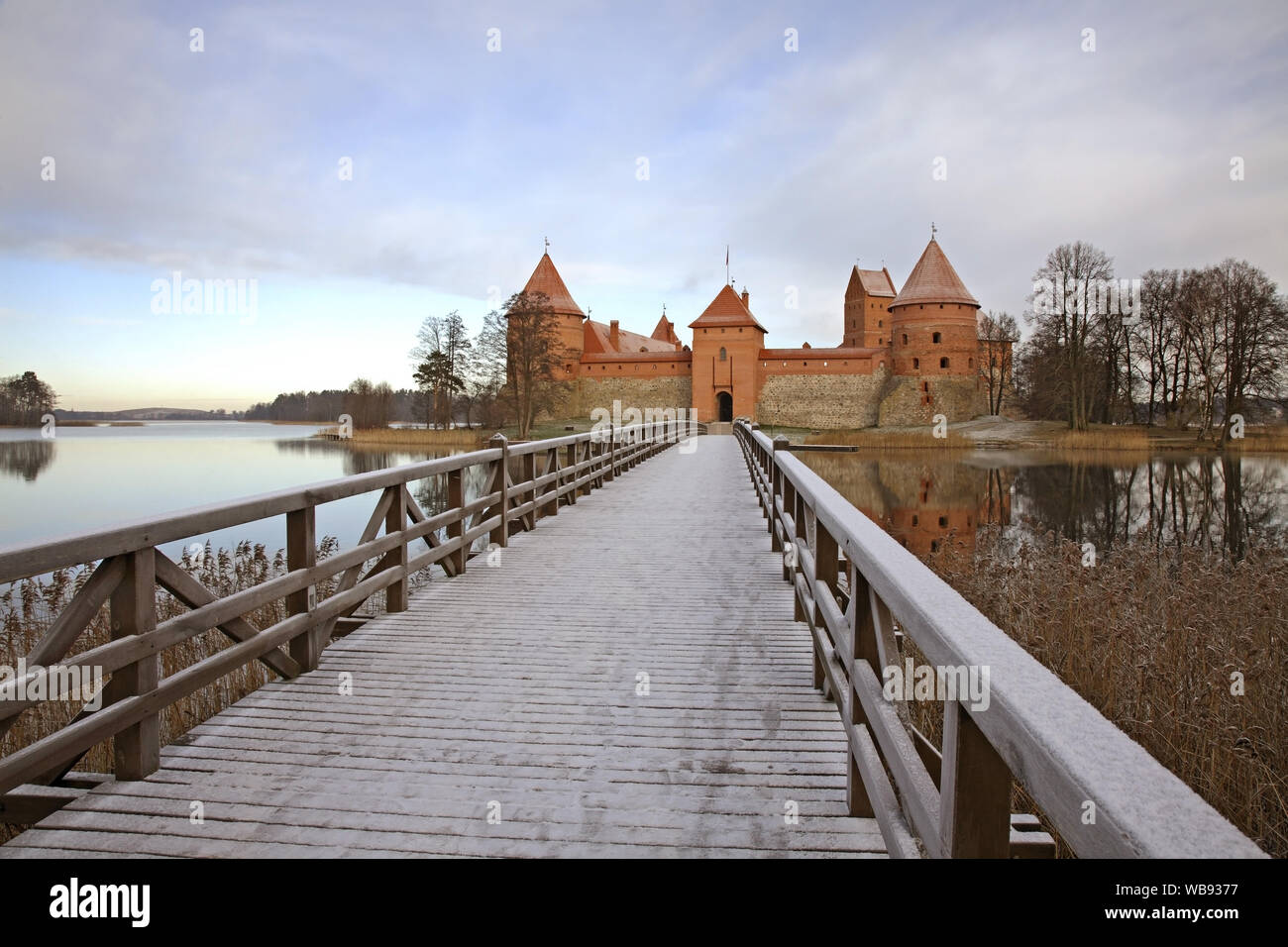 Island Castle in Trakai. Lithuania Stock Photo - Alamy