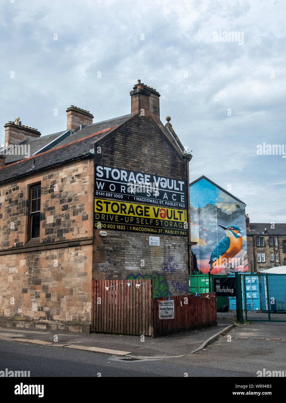 Paisley, Scotland, UK. 24th August 2019 The Old Paisley Fire Station