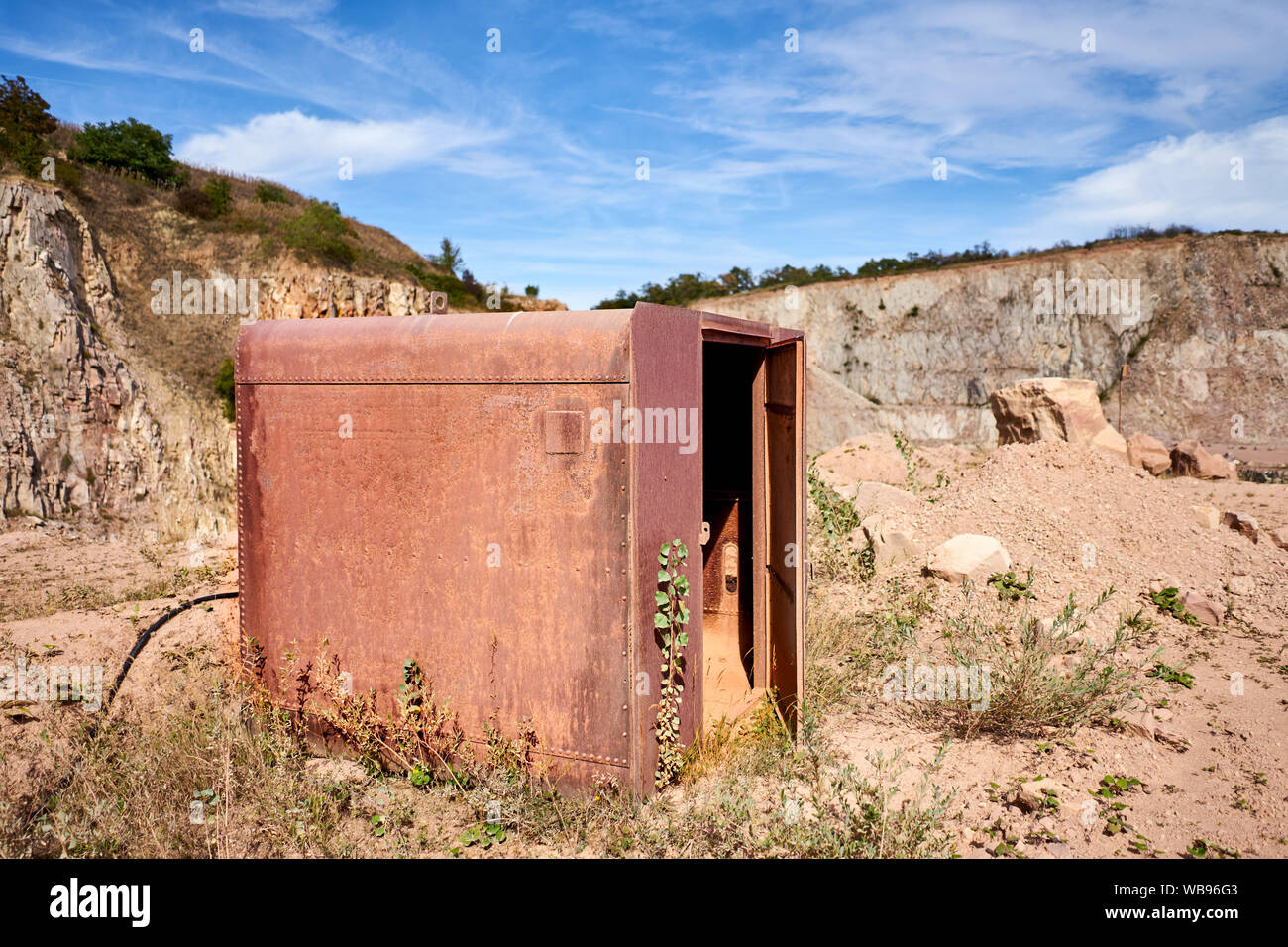 Scrap Metal || Quarry Stock Photo