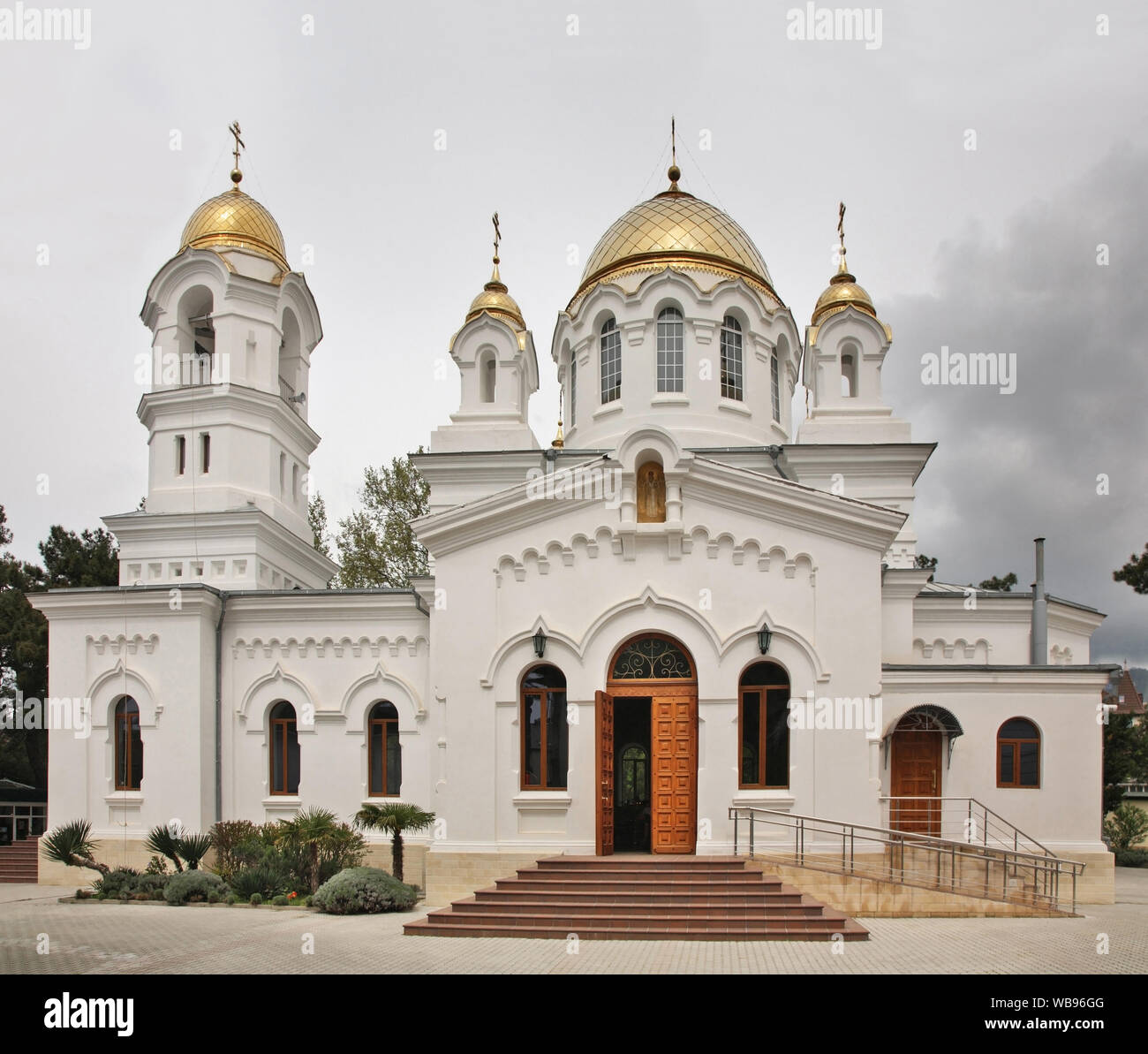 Cathedral of Assumption in Gelendzhik. Krasnodar Krai. Russia Stock Photo