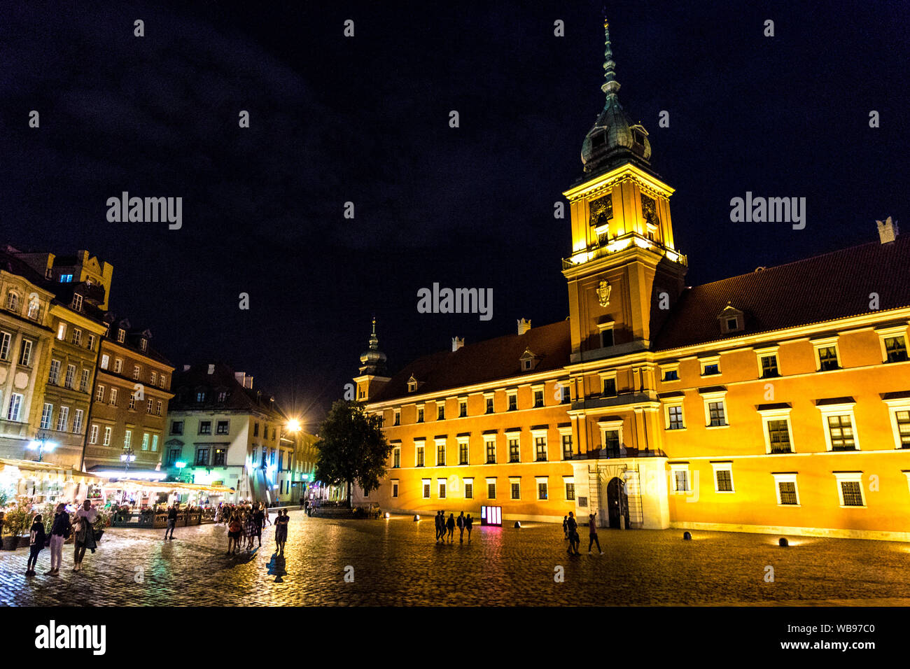 Royal Castle in the Old Town (Stare Miasto), Warsaw, Poland Stock Photo