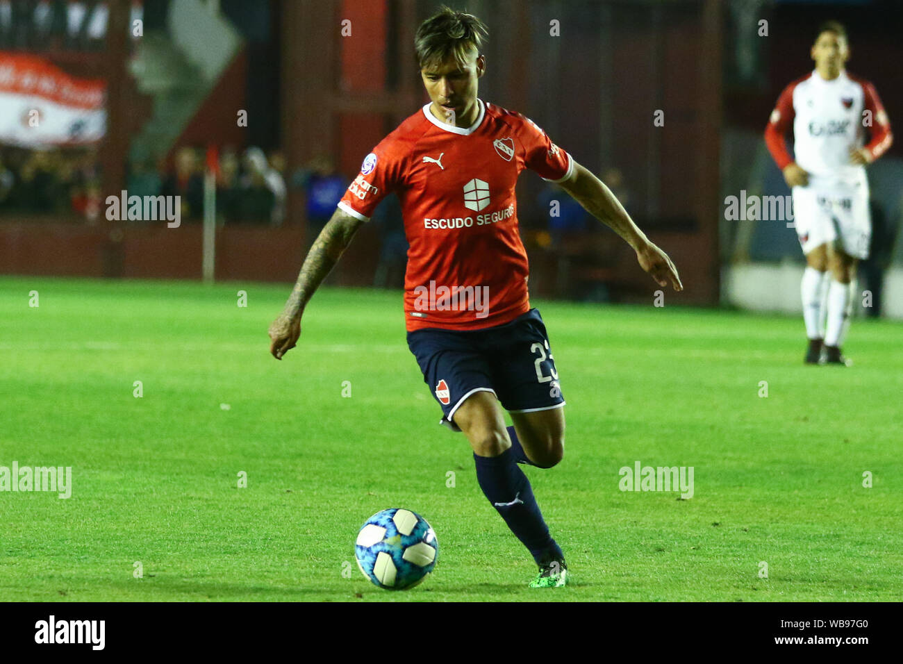 BUENOS AIRES, 24.08.2019: Domingo Blanco during the match between Independiente and Colón Santa Fé for match of Superliga Argentina on Libertadores de Stock Photo