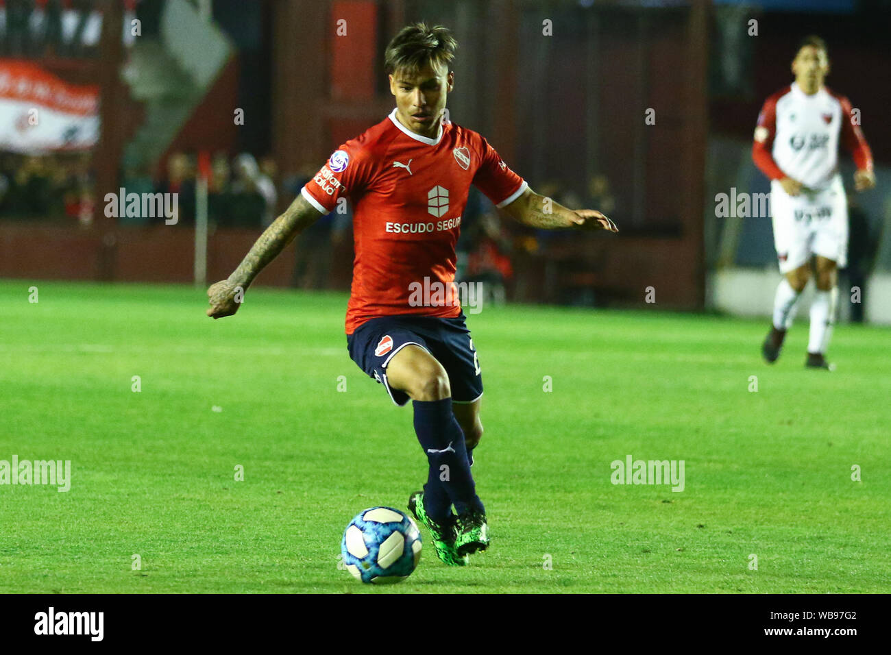 BUENOS AIRES, 24.08.2019: Domingo Blanco during the match between Independiente and Colón Santa Fé for match of Superliga Argentina on Libertadores de Stock Photo