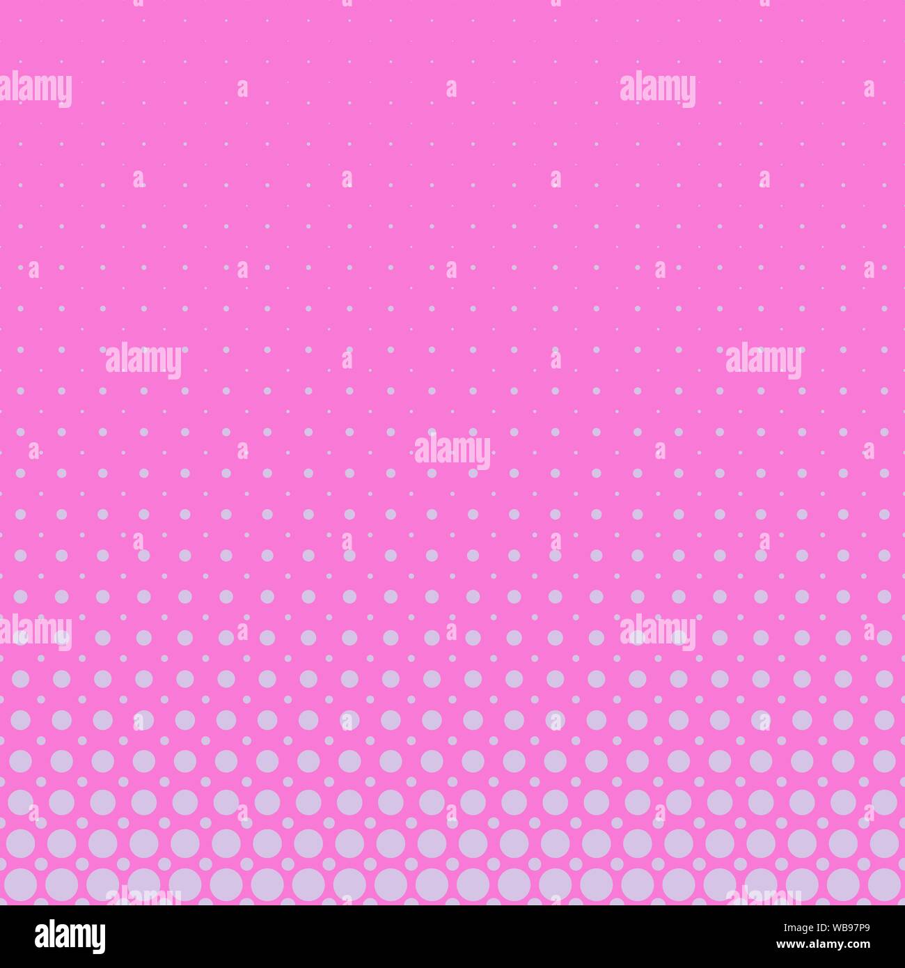 Pink geometrical halftone circle pattern background template - abstract ...