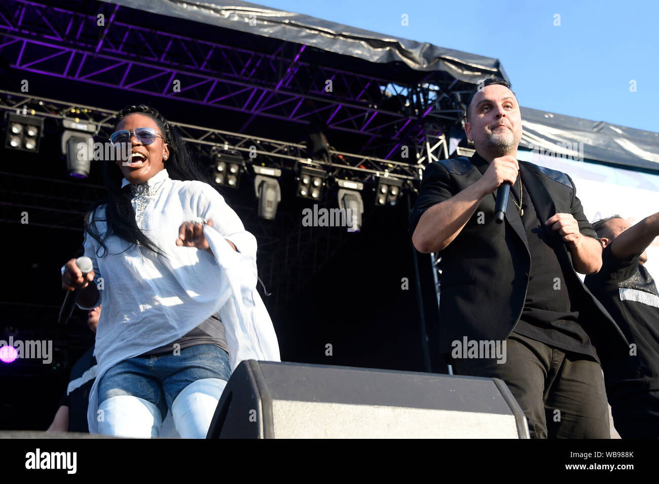 Culture Beat live at the 90s Live - Open Air Tour 2019 of Radio 94,3 rs2 at  the racecourse Hoppegarten. Berlin, 24.08.2019 | usage worldwide Stock  Photo - Alamy