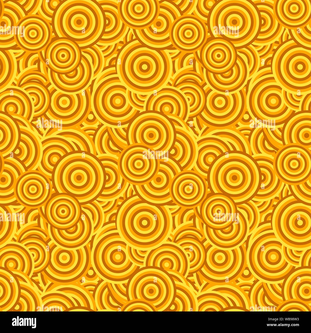 Seamless geometrical circle pattern background design - colored vector ...