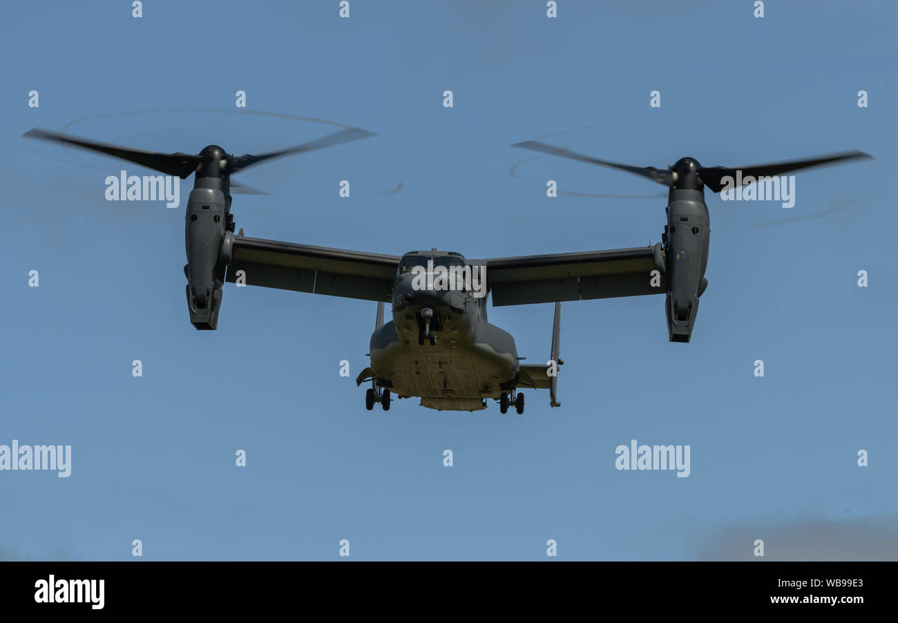 USAF Boeing Osprey Tilt-Rotor Aircraft Stock Photo