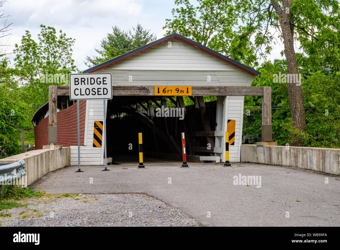 Millmont Red Covered Bridge, Covered Bridge Road, Hartley Township