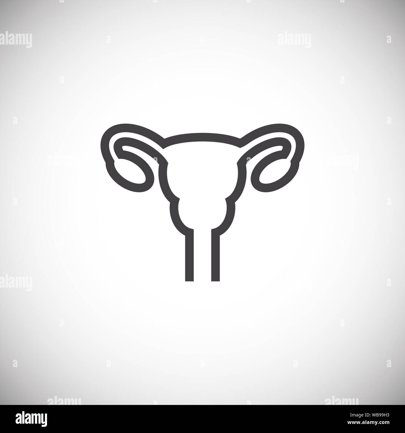 Human organ icon on background for graphic and web design. Simple ...