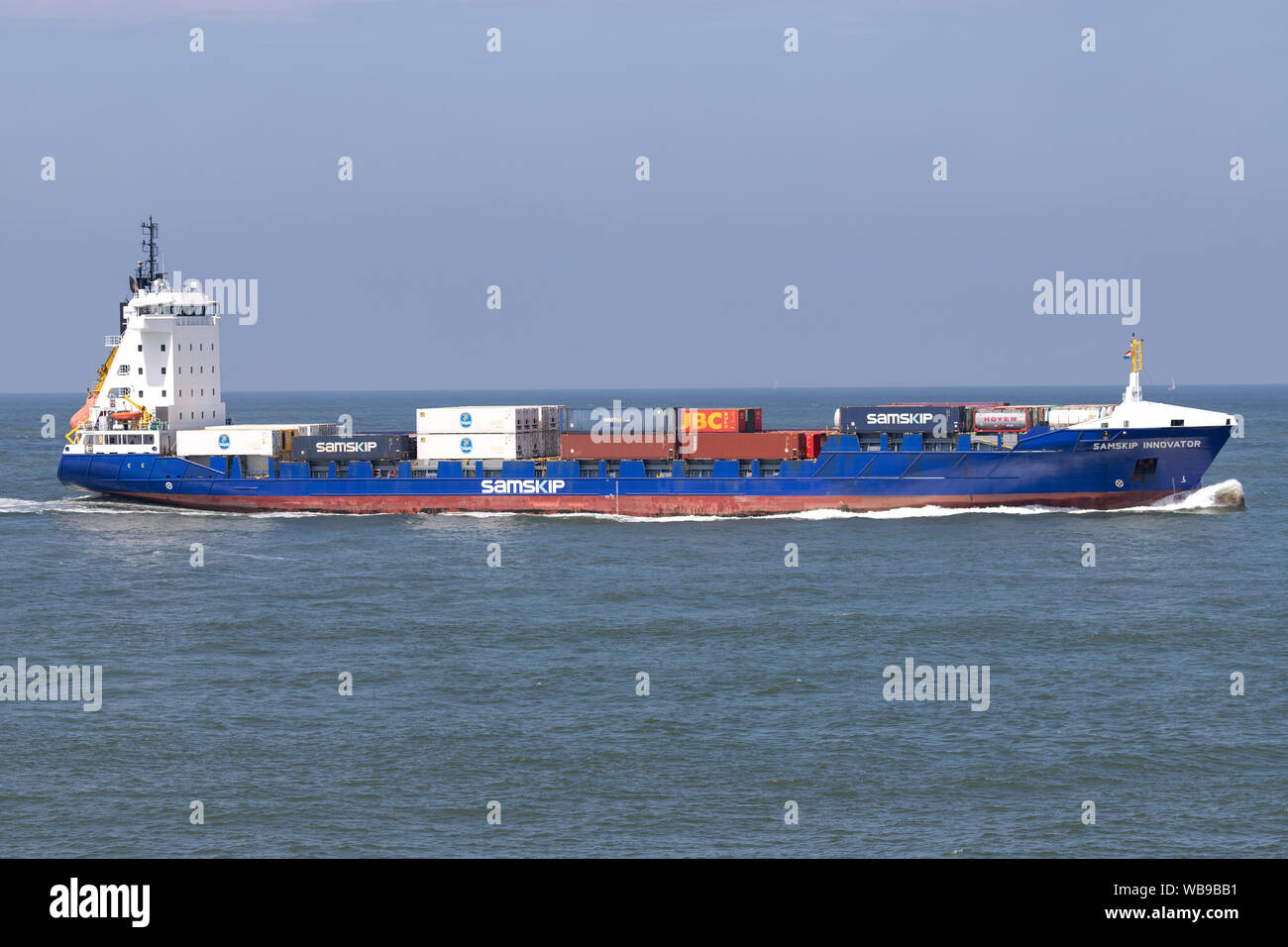 container ship SAMSKIP INNOVATOR inbound Rotterdam Stock Photo - Alamy