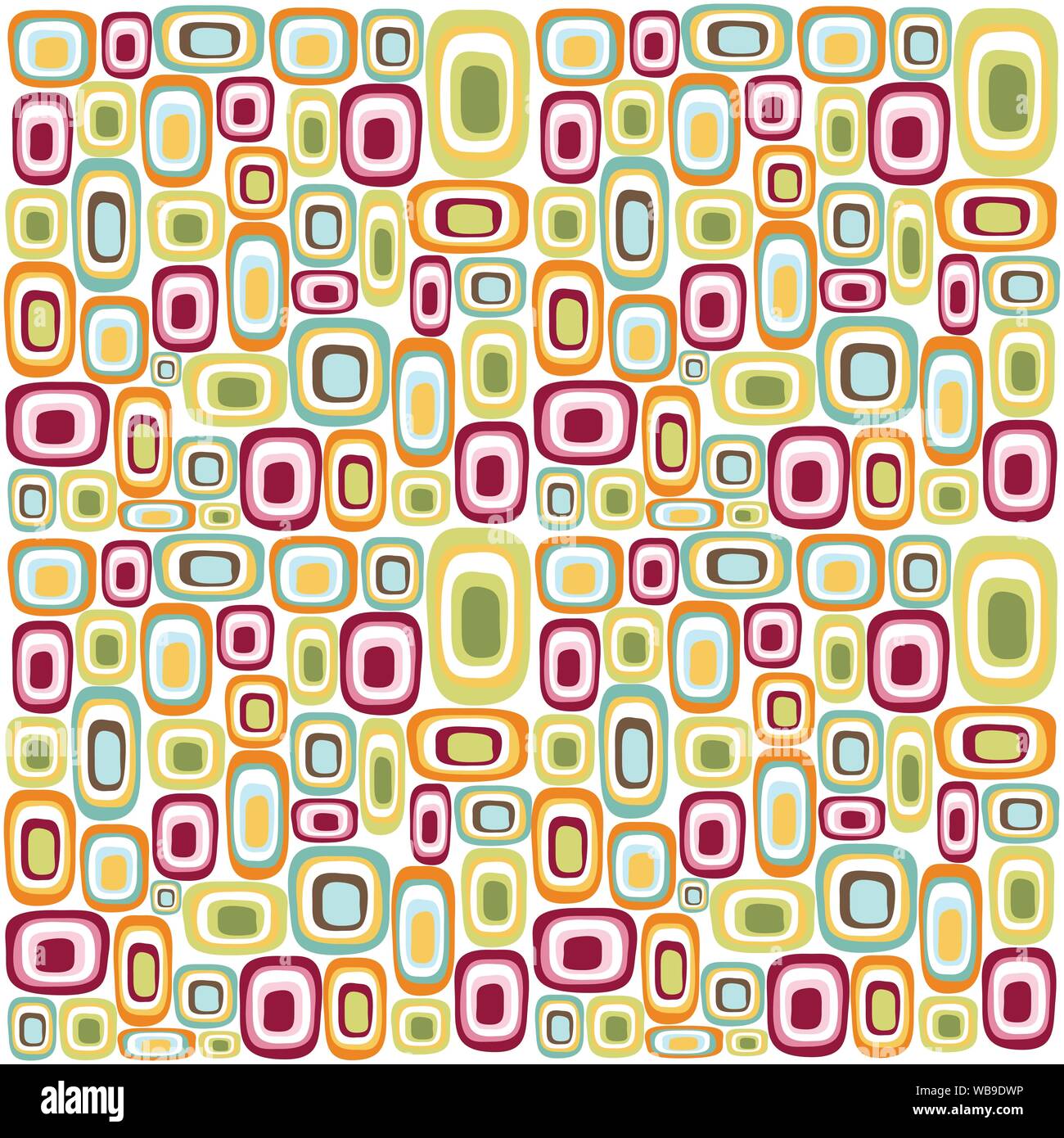 Hand drawn seamless vintage pattern Stock Vector