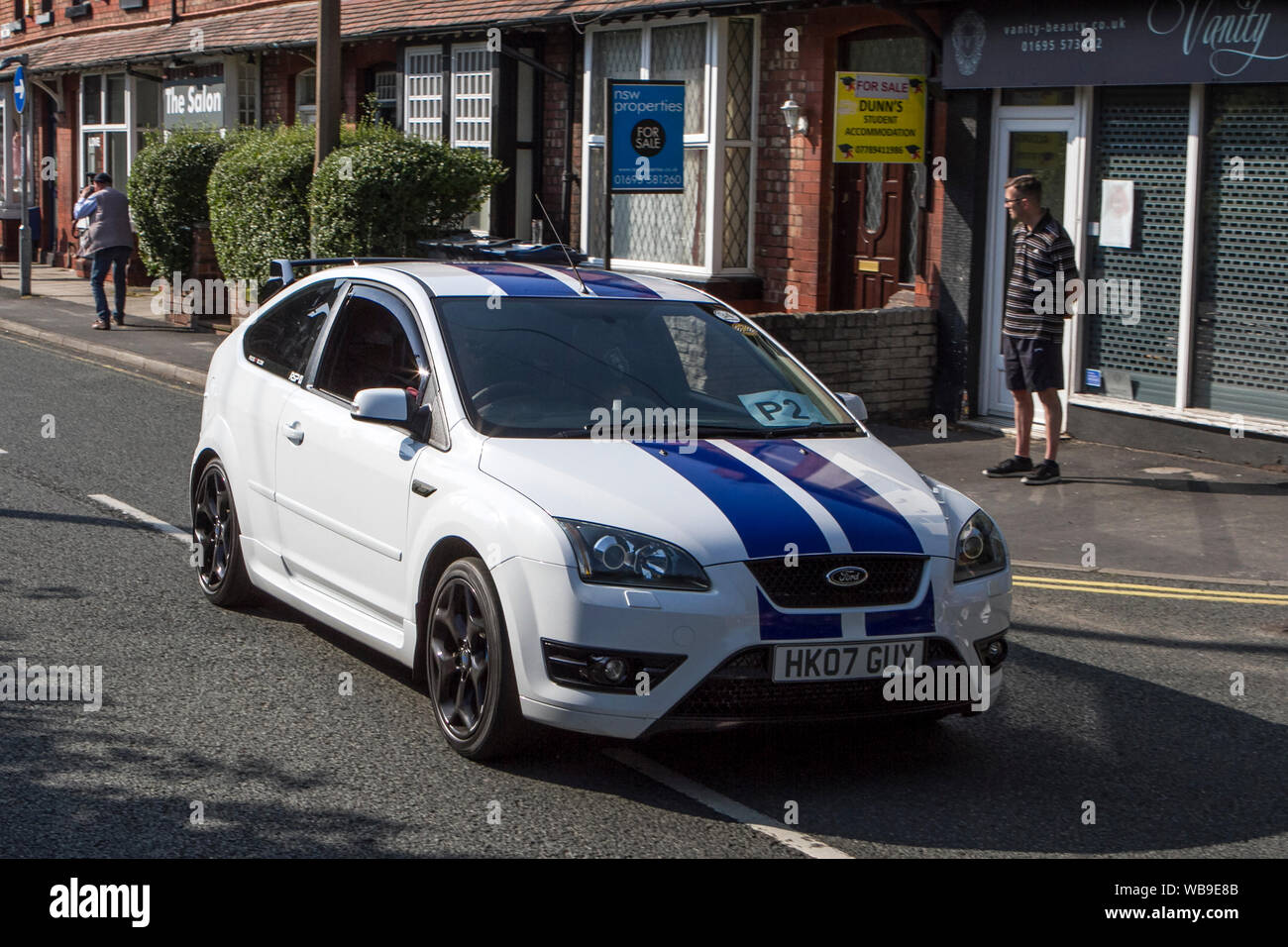 07 White Ford Focus St 3 At The Ormskirk Motorfest In Lancashire Uk Stock Photo Alamy