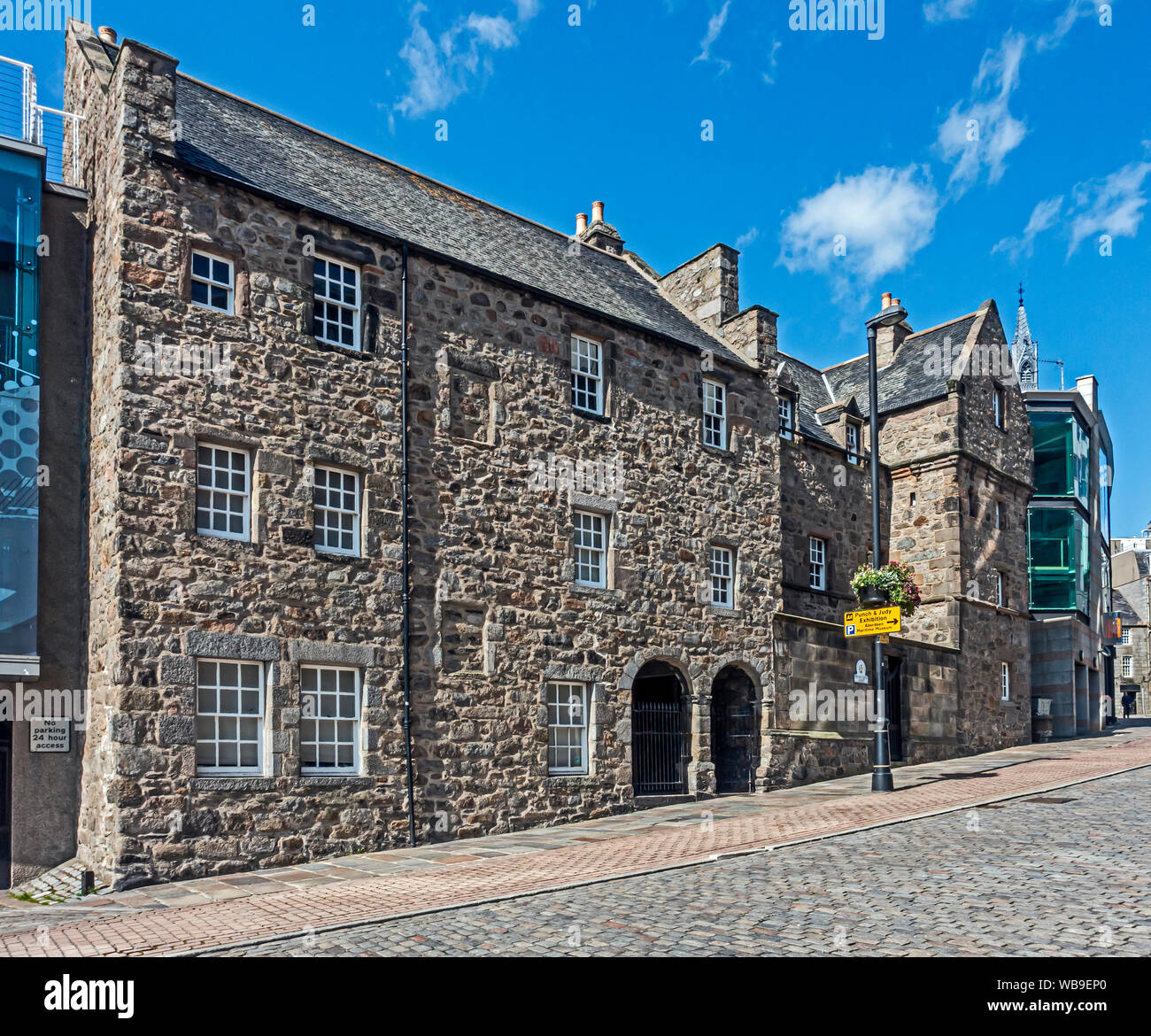 National Trust for Scotland Provost Ross's House in Shiprow Aberdeen Scotland UK now part of the adjacent Maritime museum Stock Photo