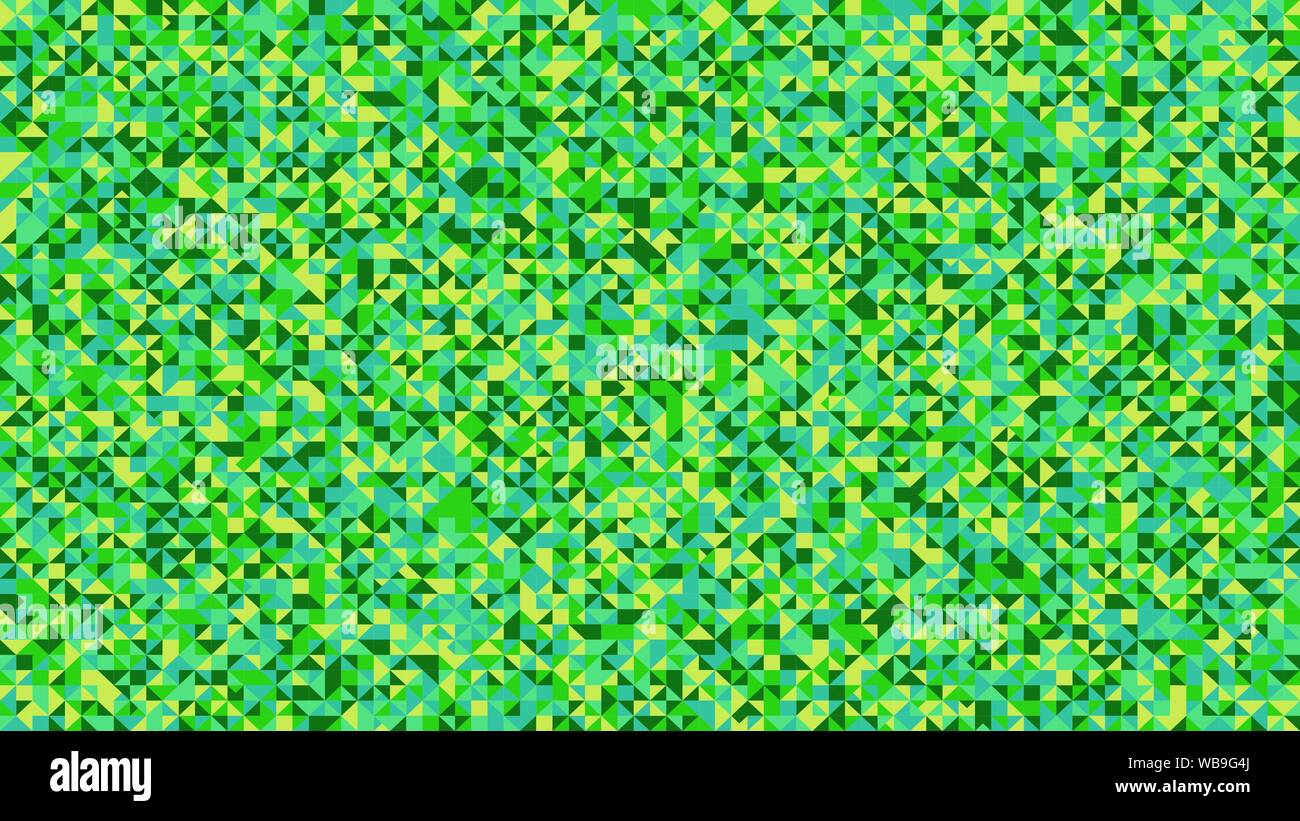 Green mosaic triangle pattern desktop background - abstract polygonal ...